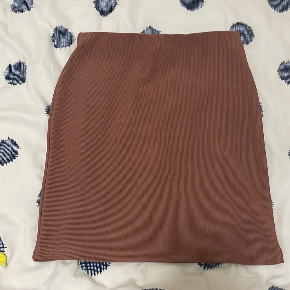 Forever 21 Tan bodycon skirt